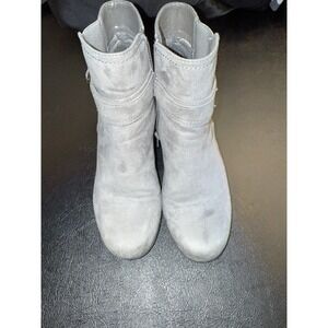 Croft & Barrow Ortholite Suede Ankle Boot Grey Size 9M